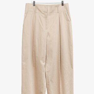 Lewitt Tan Pleated Front Pant